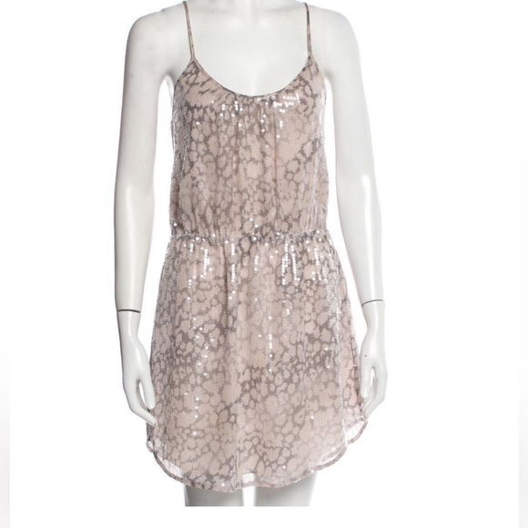 Short flirty fun Rebecca Taylor sequined party dress - Picture 3 of 10
